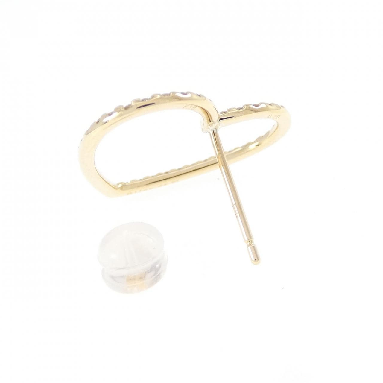 ビジュードエム オープンハート S ピアス 0.20CT 片耳