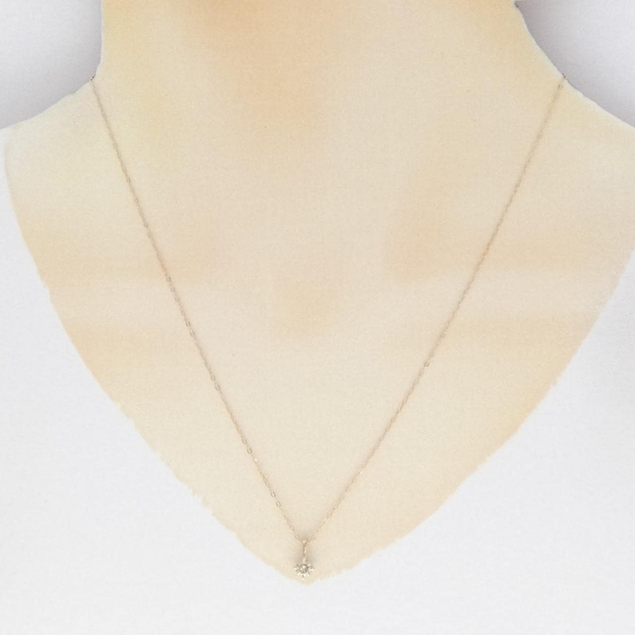K18PG ダイヤモンド ネックレス 0.25CT