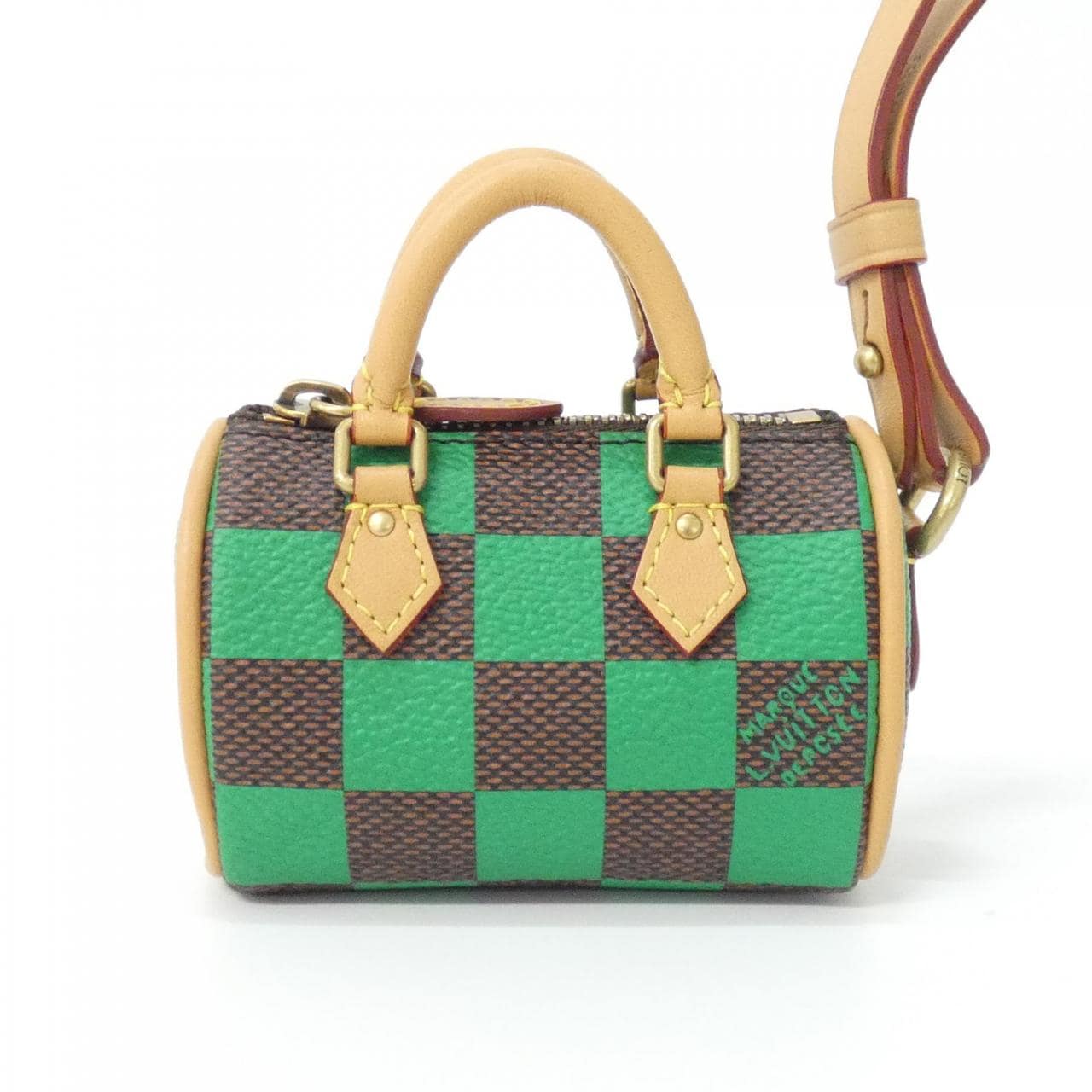 ルイヴィトン ダミエ ポップ バッグチャーム ミニ スピーディ R94053 バッグチャーム