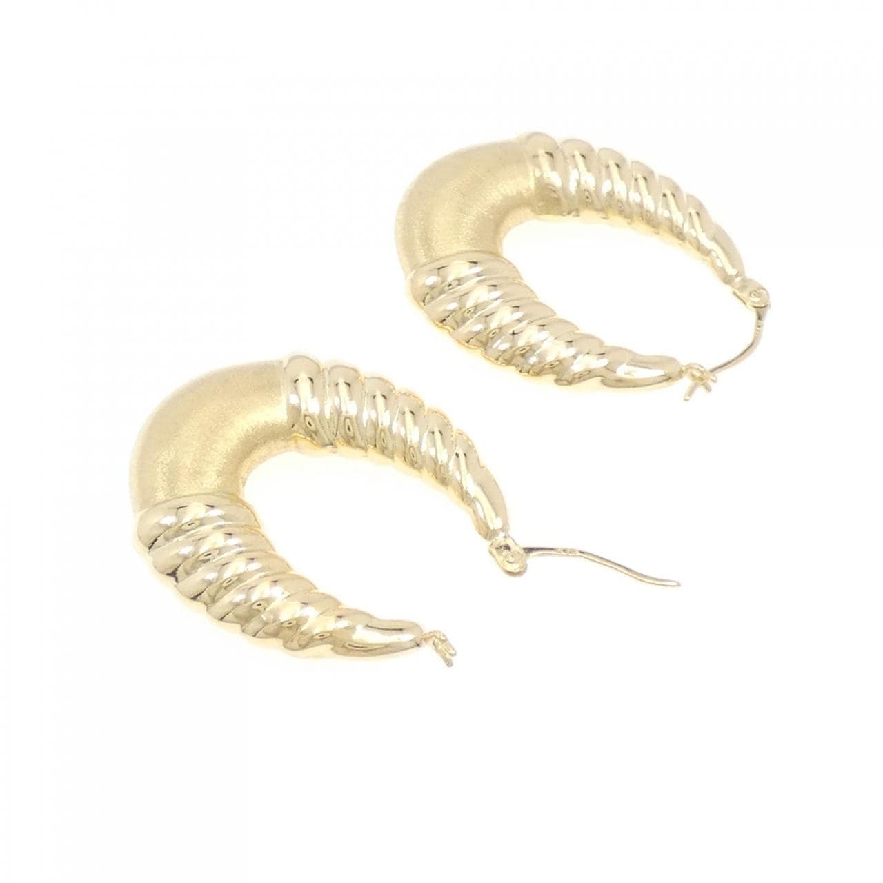 K18YG earrings