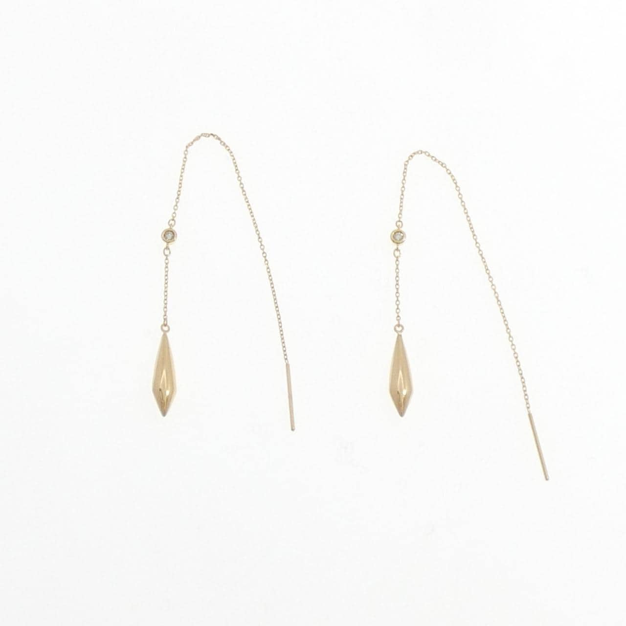 K18YG ダイヤモンド ピアス