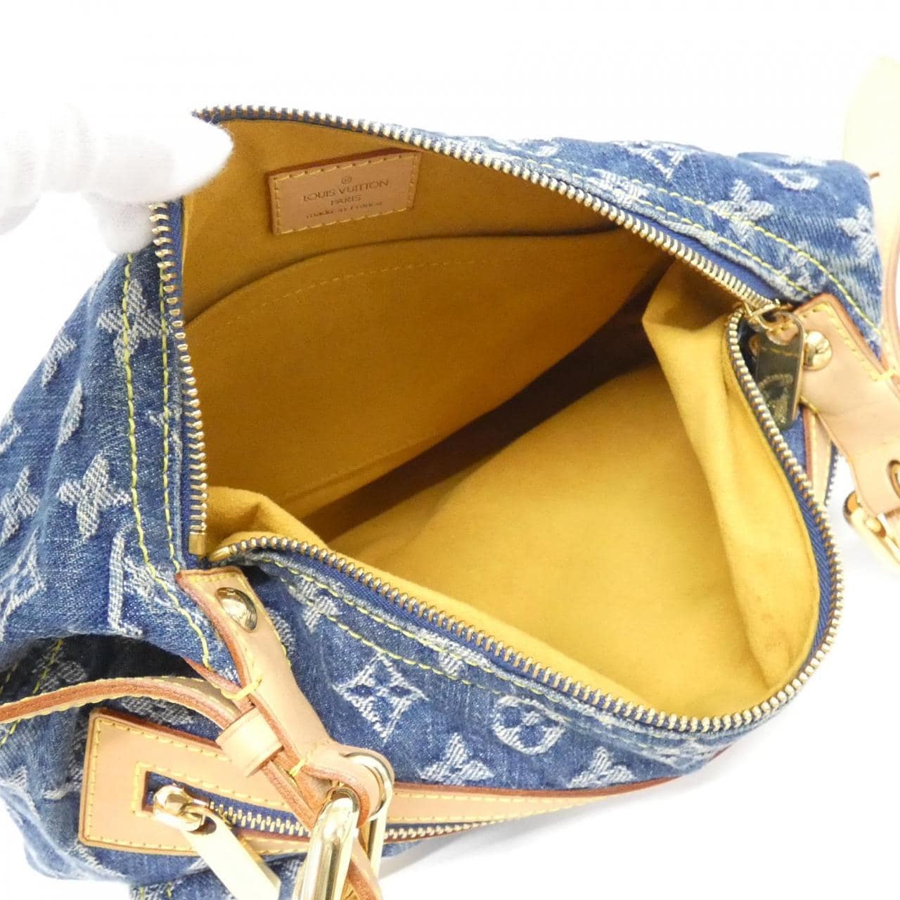 ルイヴィトン モノグラム デニム バギー PM M95049+J54316 ショルダーバッグ