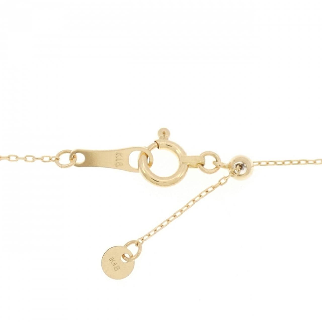 [BRAND NEW] K18YG Diamond necklace 0.30CT