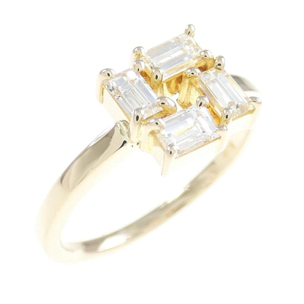 K18YG ダイヤモンド リング 0.61CT