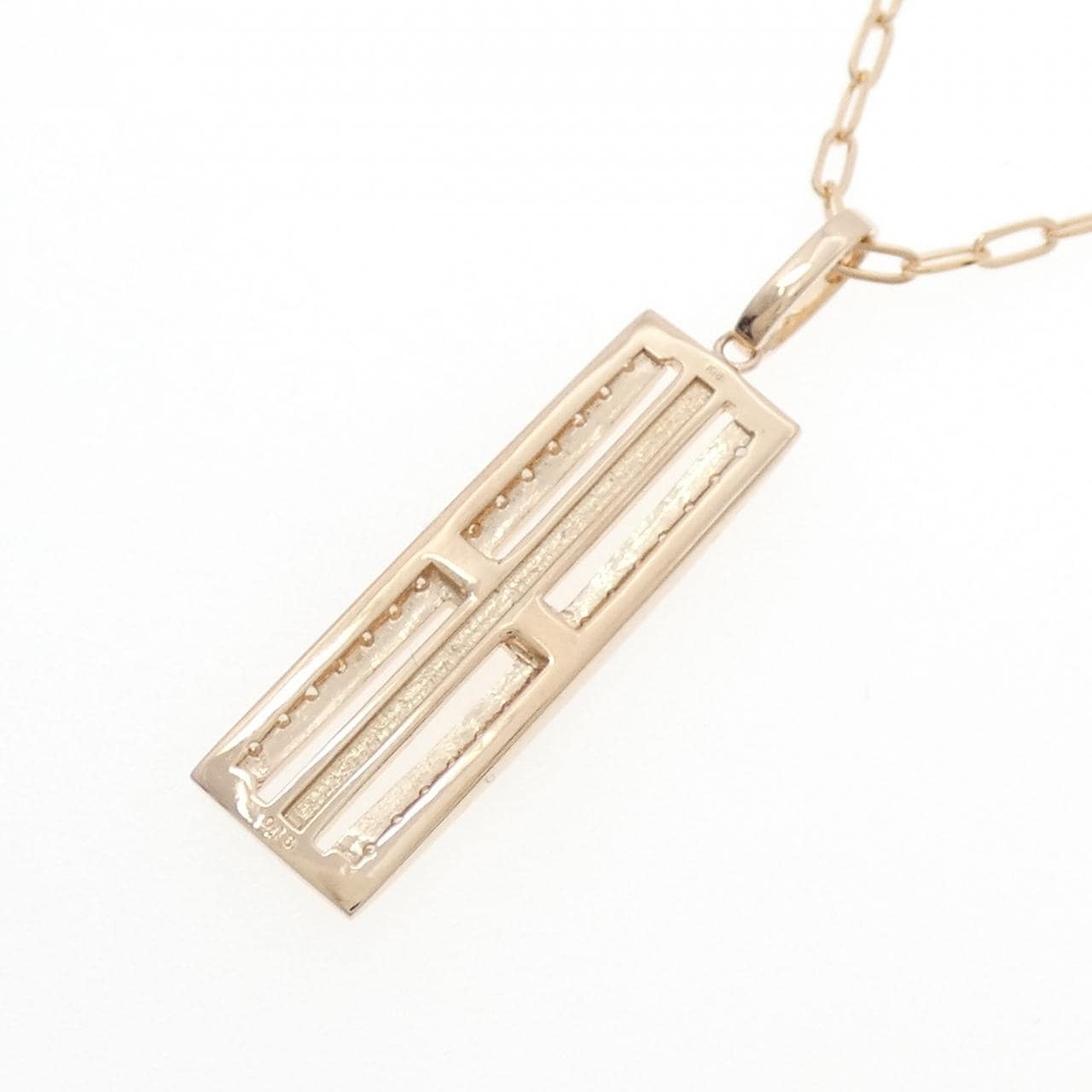 K18PG ダイヤモンド ネックレス 0.16CT