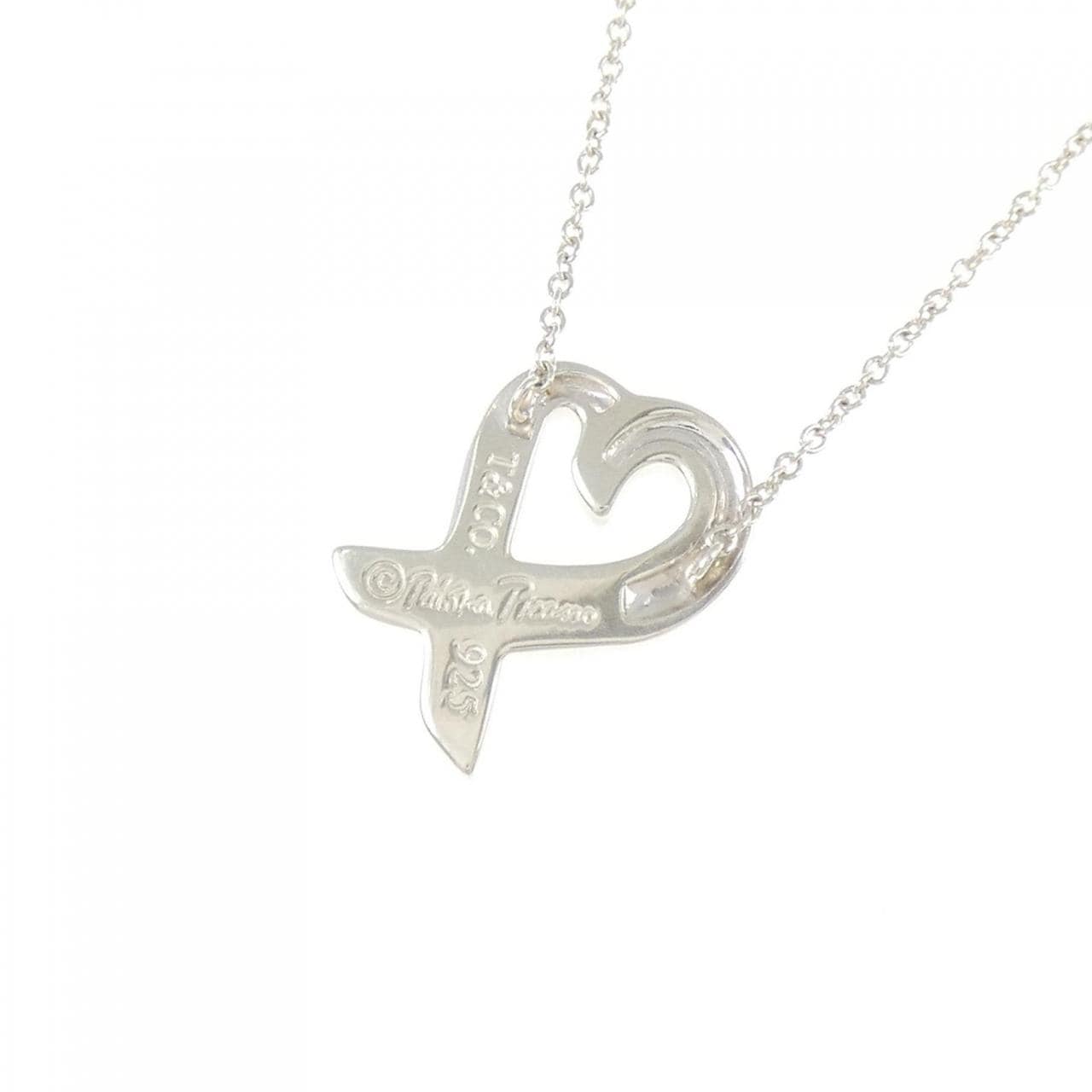 ティファニー ラビングハート スモール ネックレス