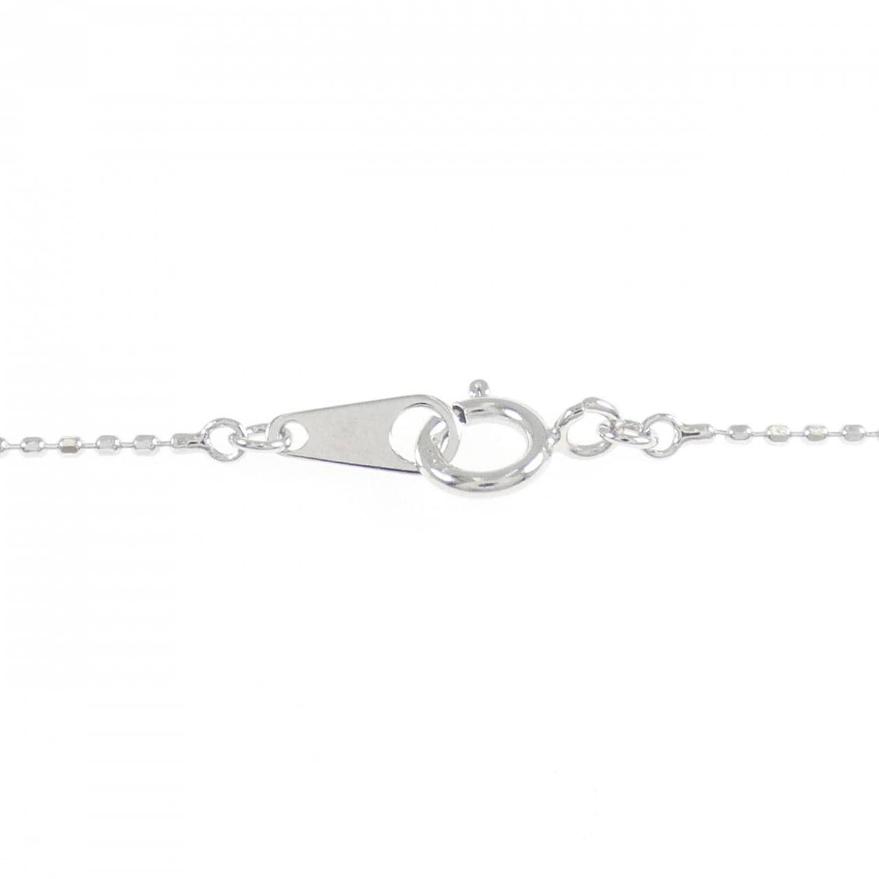 K18WG/750WG ダイヤモンド ネックレス 0.30CT