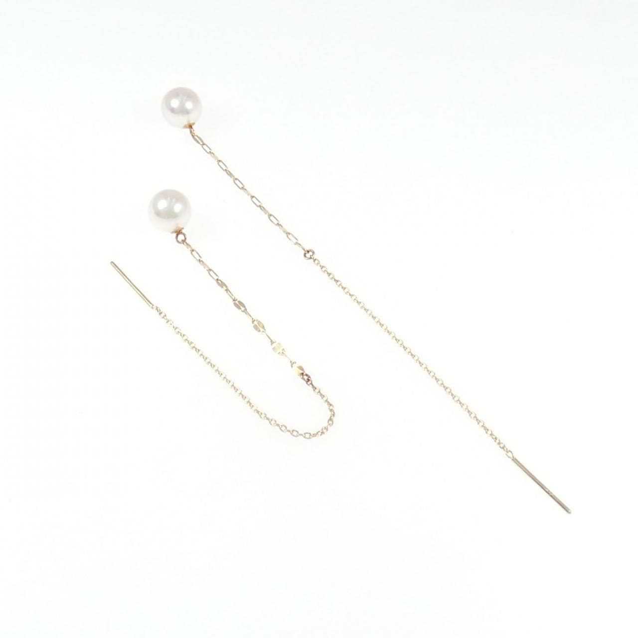 K18YG アコヤパール ピアス 5.7mm