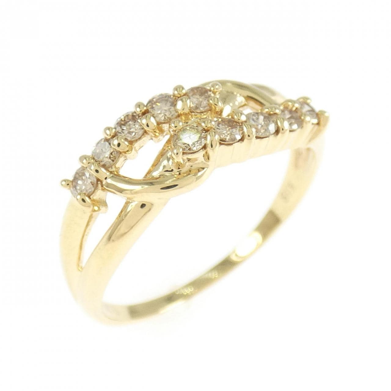 K18YG ダイヤモンド リング 0.30CT