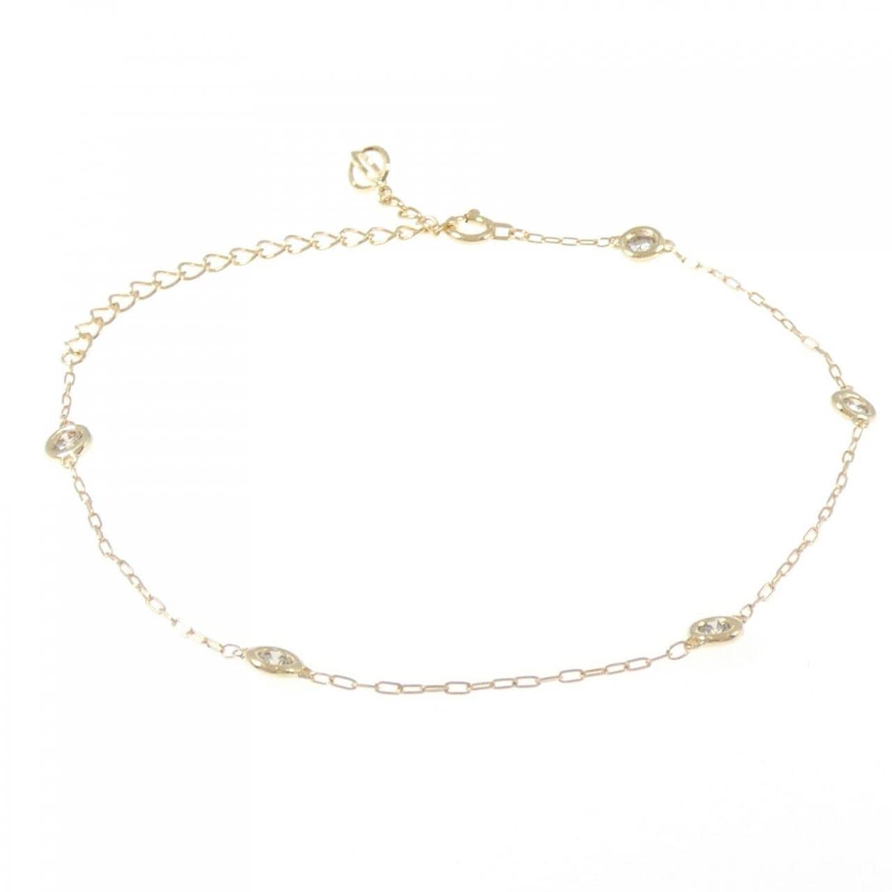 K18YG ダイヤモンド ブレスレット 0.30CT
