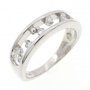 K18WG ダイヤモンド リング 0.15CT