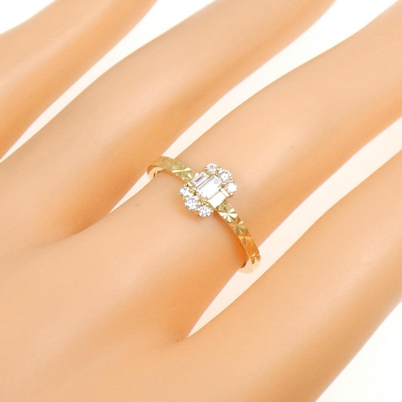 【新品】K18YG ダイヤモンド リング 0.20CT