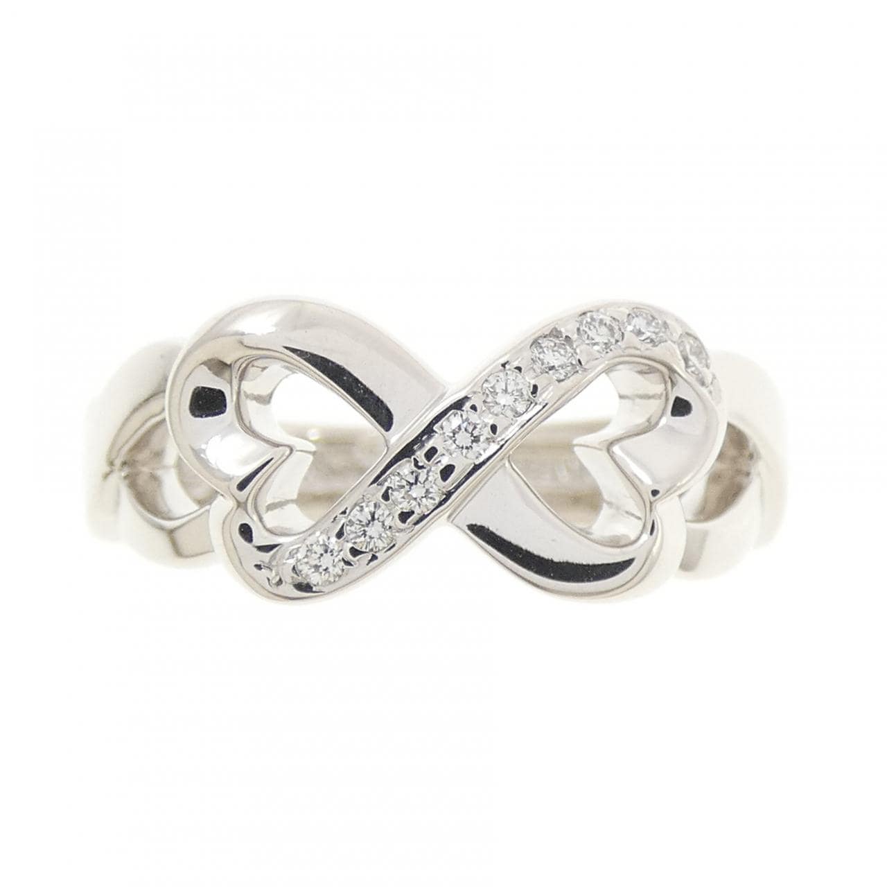 ティファニー ダブルラビングハート リング