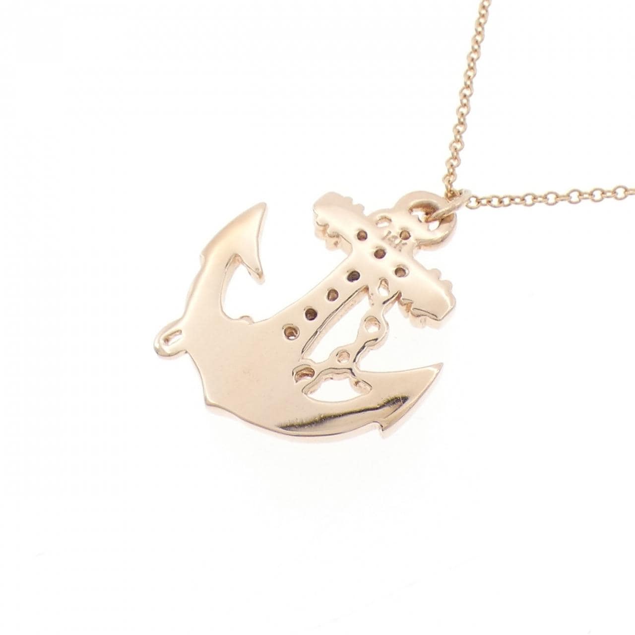 585PG イカリ ダイヤモンド ネックレス