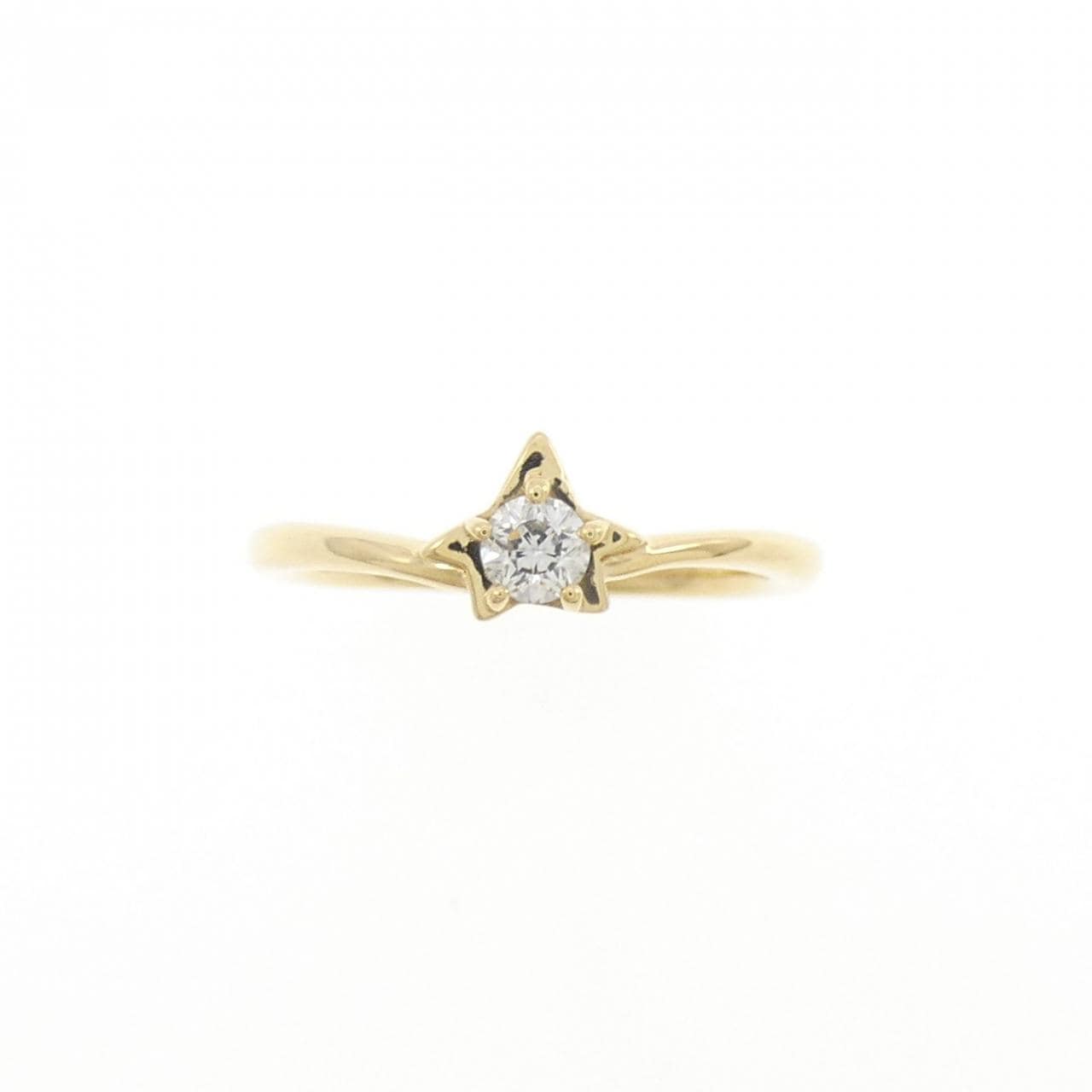 フェスタリア ダイヤモンド ピンキー リング 0.093CT