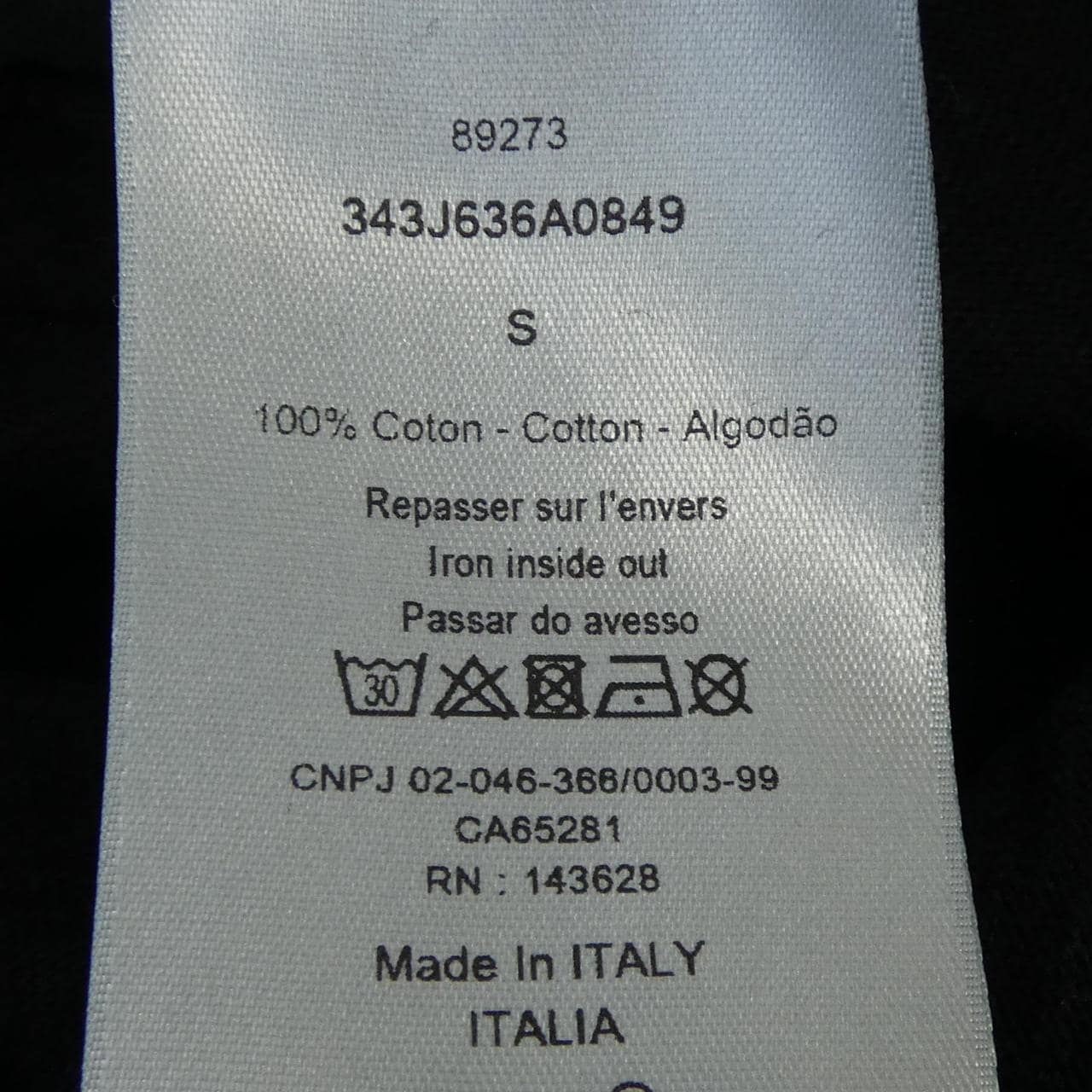 ディオール DIOR 343J636A0849 Tシャツ