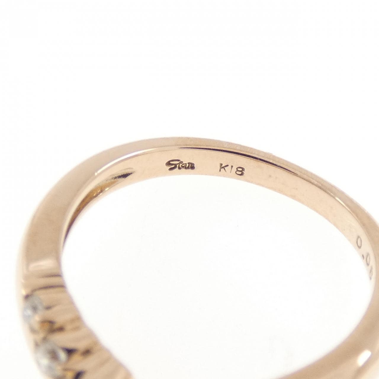スタージュエリー ダイヤモンド ピンキー リング 0.06CT