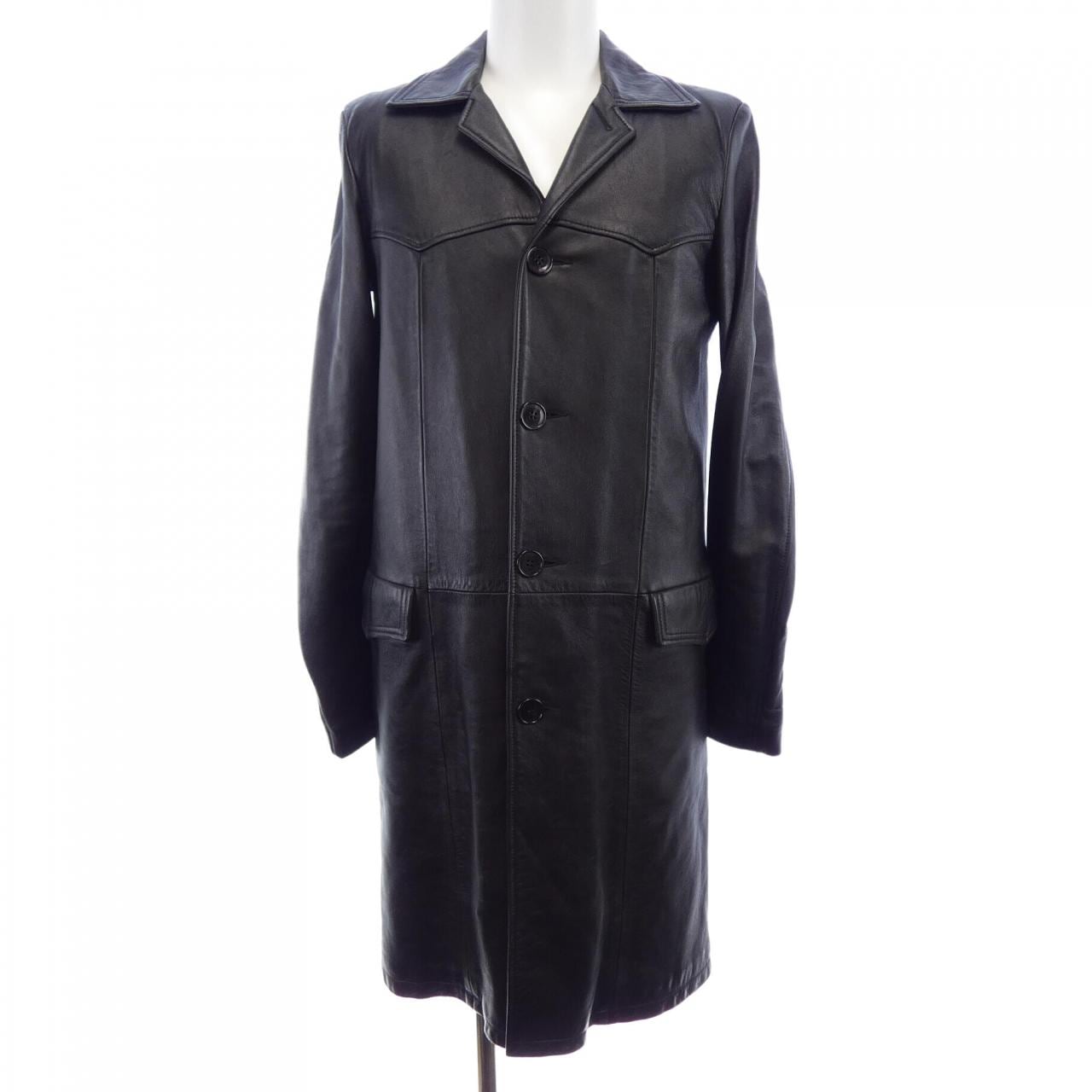サンローラン SAINT LAURENT 397487 Y5LU1 レザーコート