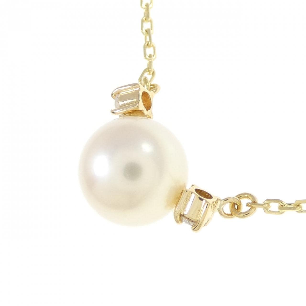 K18YG アコヤパール ネックレス 8mm