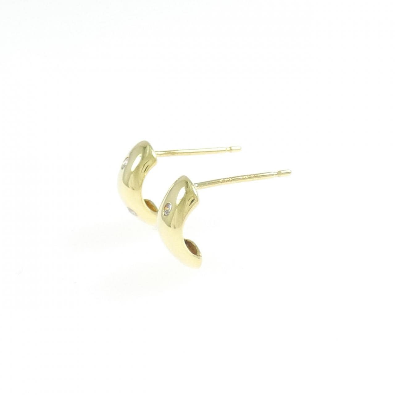 K18YG ダイヤモンド ピアス 0.06CT