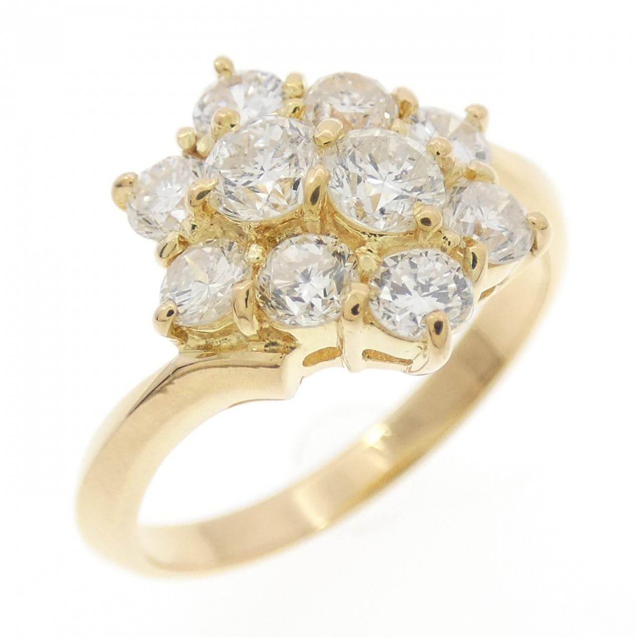 K18YG ダイヤモンド リング 1.00CT