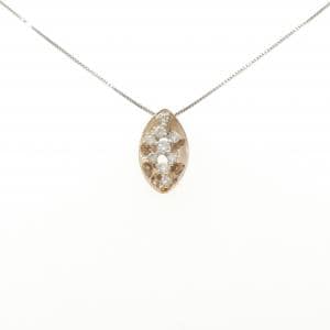 K18PG/K18WG ダイヤモンド ネックレス 0.50CT