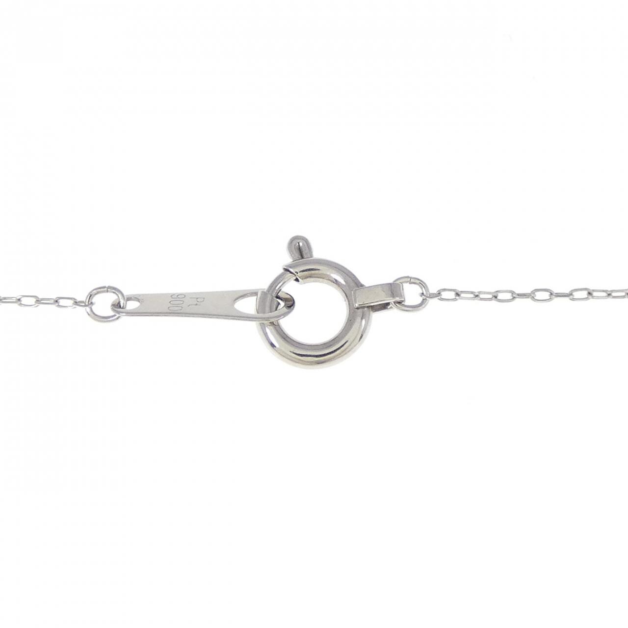 【新品】PT900 ルビー ネックレス 0.08CT