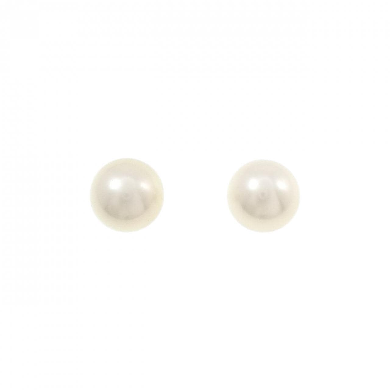 K14WG 白蝶パール ピアス 11.1mm