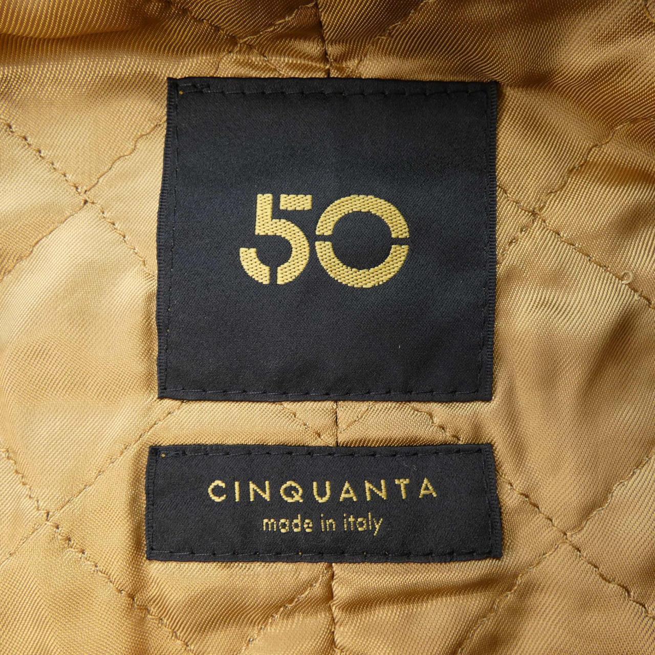 チンクアンタ Cinquanta レザーライダースジャケット