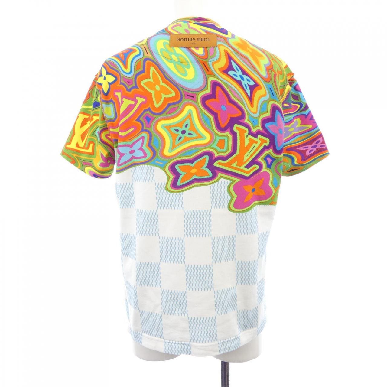 ルイヴィトン LOUIS VUITTON プリンテッドダミエLVTシャツ HKY74WNPG Tシャツ