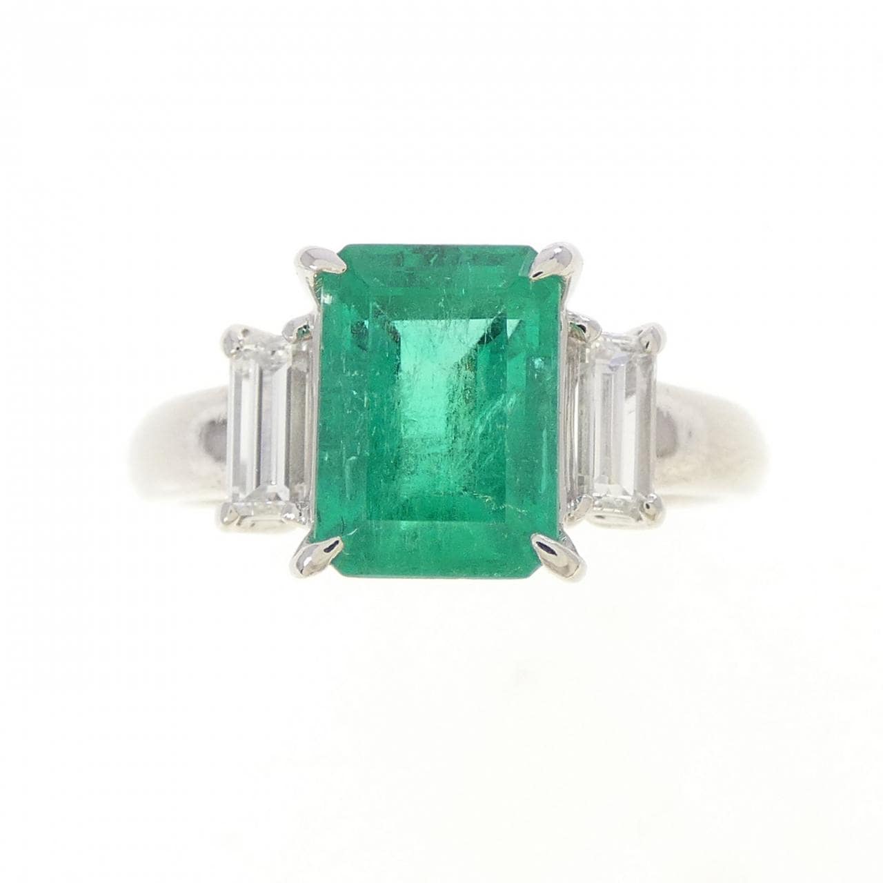 PT900 エメラルド リング 1.973CT