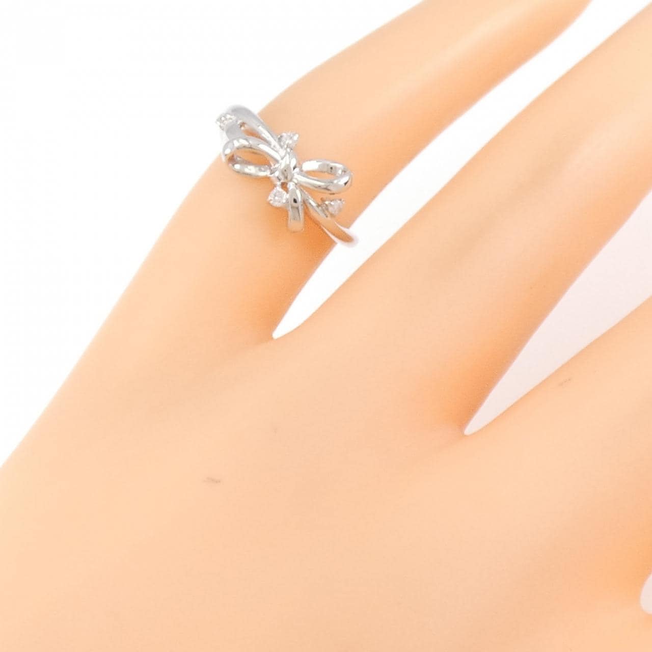 サマンサティアラ ダイヤモンド ピンキーリング 0.04CT