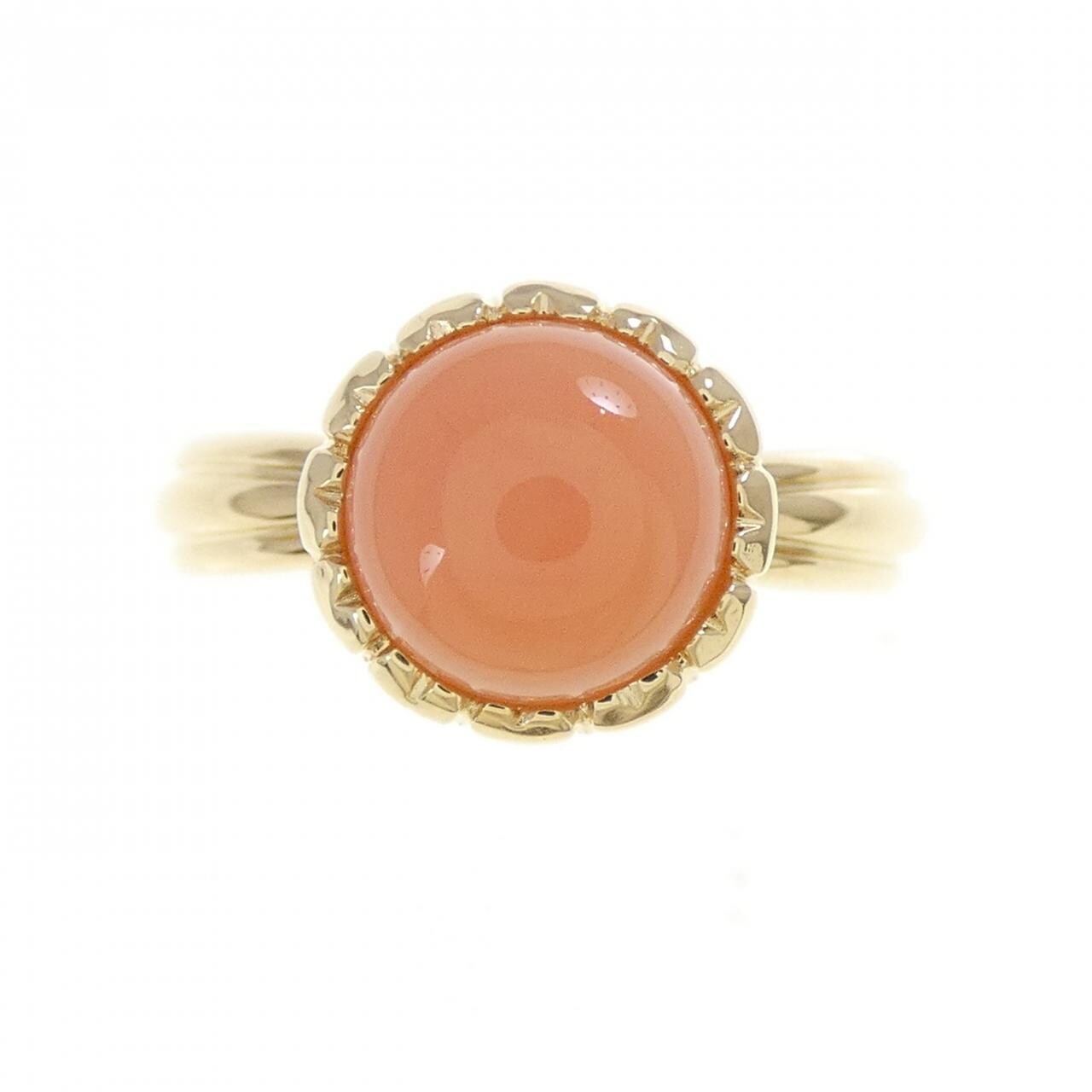 K18YG サンゴ リング