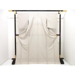 【未使用品】単衣　小紋　竪絽織