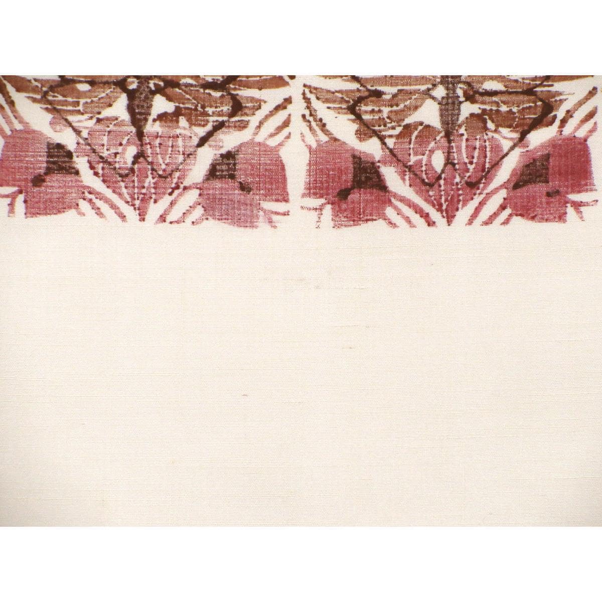 名古屋帯　紬織　友禅加工