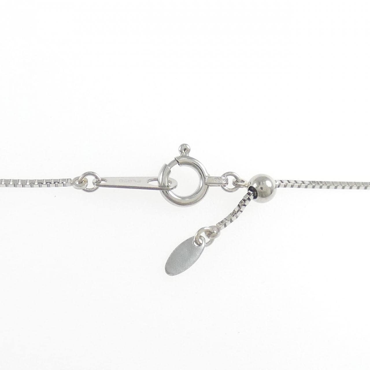 PT900/PT850 スリーストーン ダイヤモンド ネックレス 1.00CT