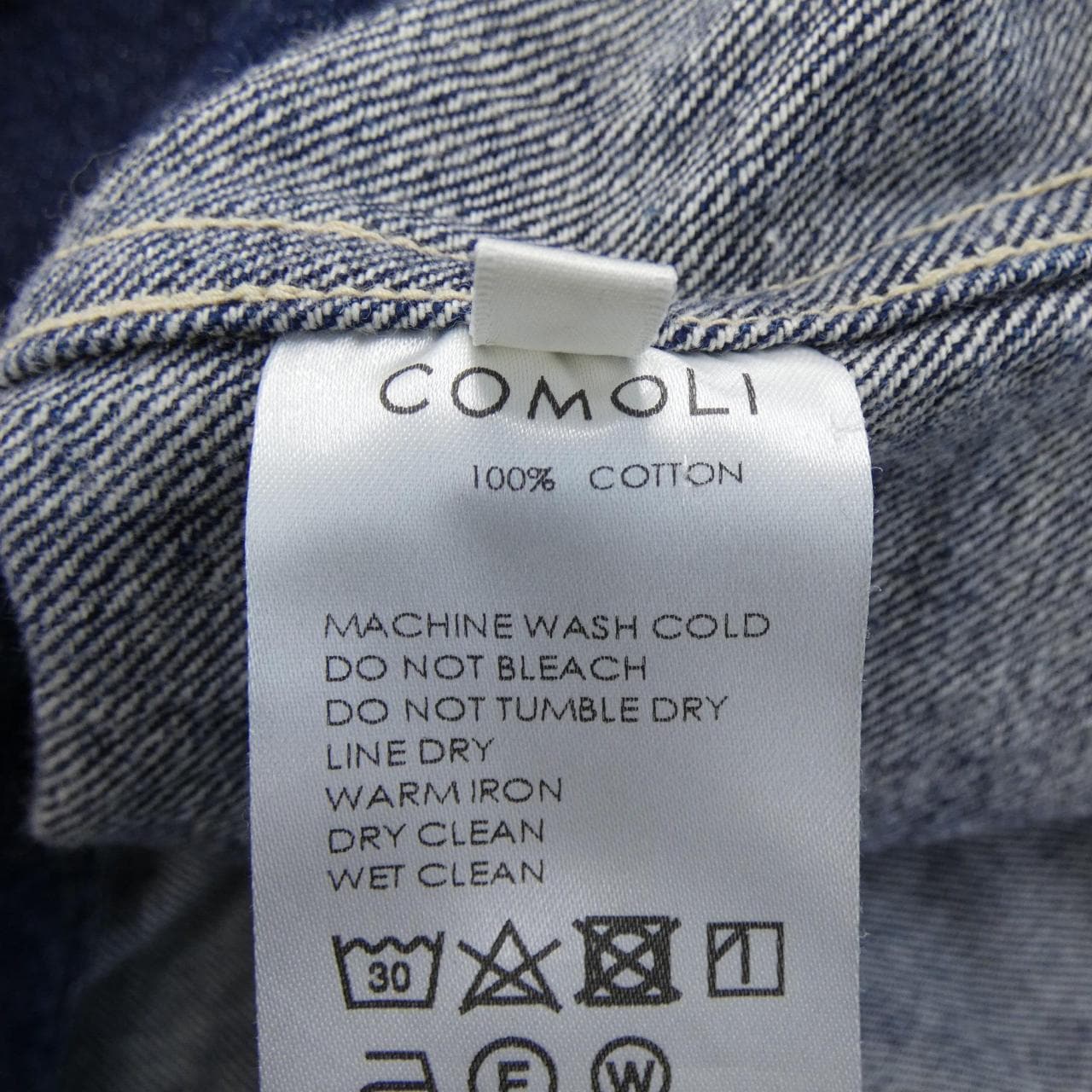 コモリ COMOLI T01-01004 デニムジャケット