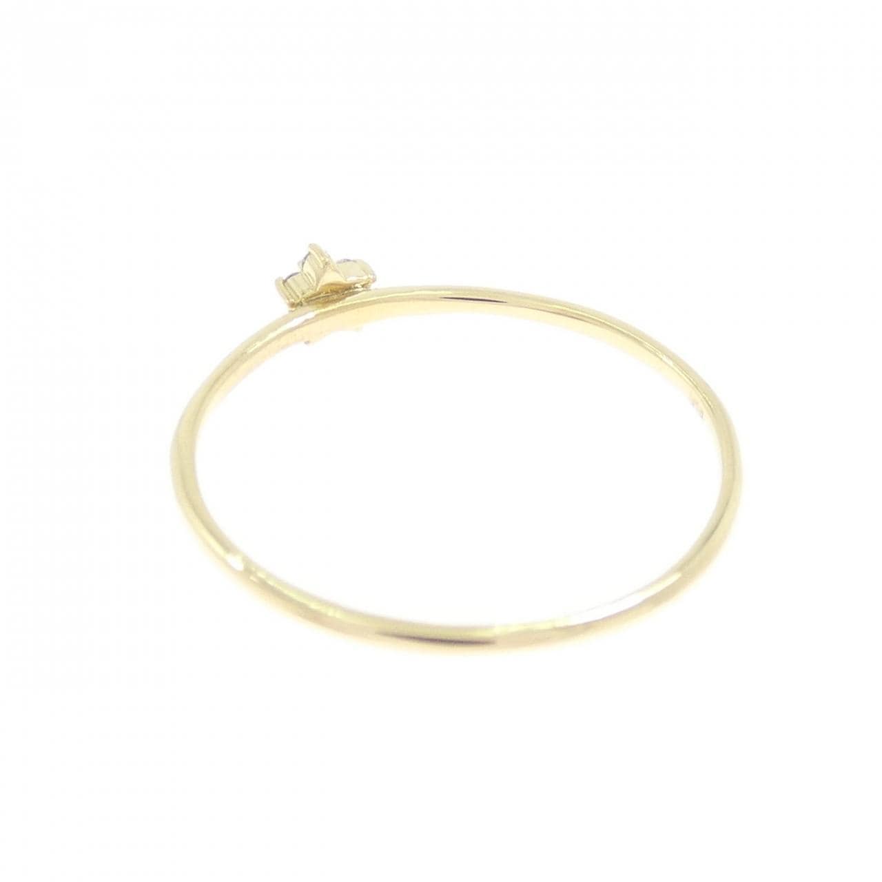 K18YG ダイヤモンド リング 0.03CT