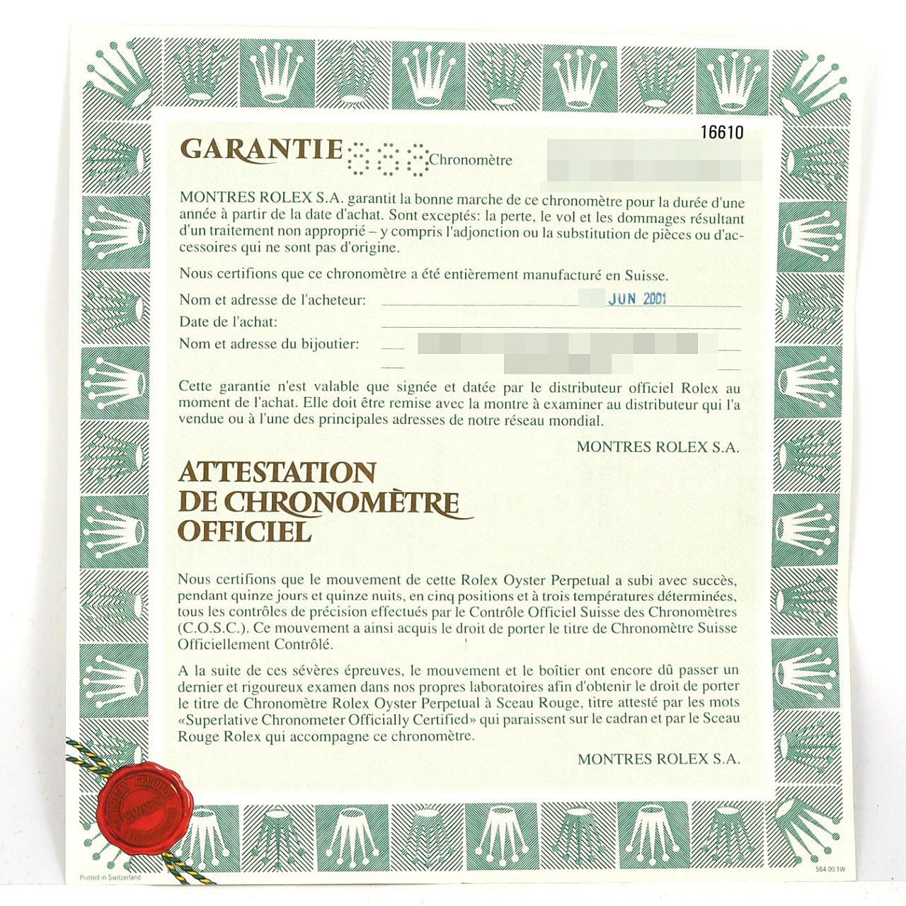 【ノーメンテナンス還元価格】ロレックス サブマリーナーデイト 16610 SS 自動巻 P番