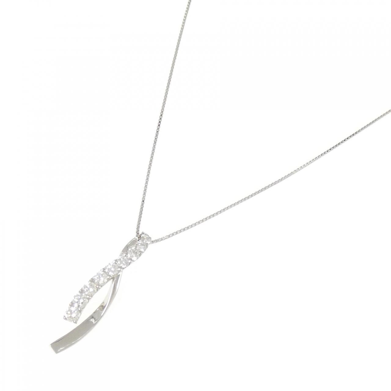PT950/PT850 ダイヤモンド ネックレス 0.70CT