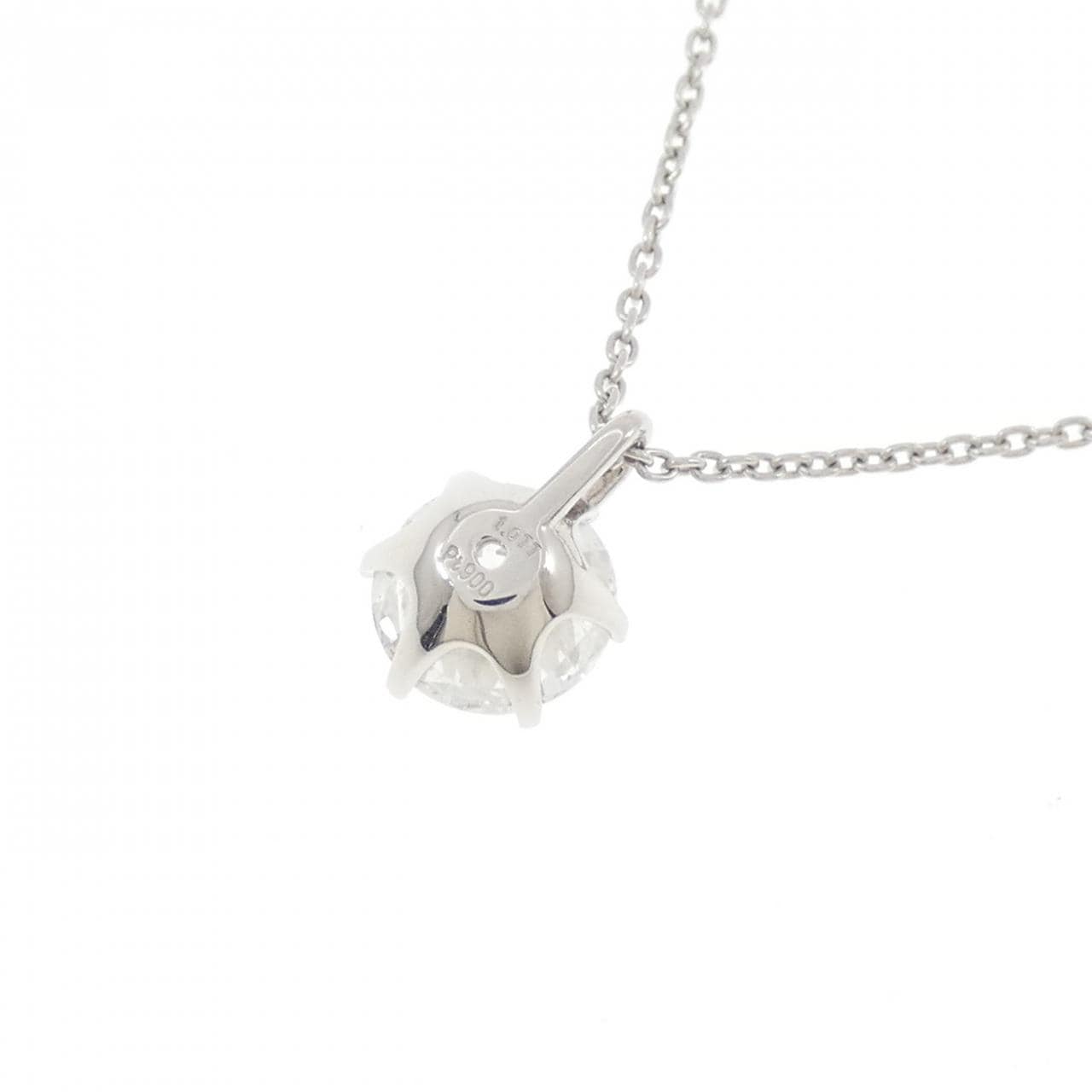 【リメイク】PT900/PT850 ダイヤモンド ネックレス 1.077CT D I1 Good