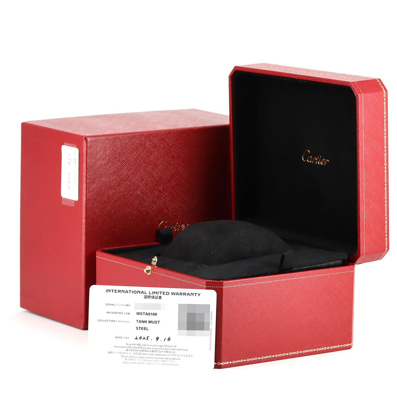 カルティエ タンクマストLM WSTA0109 SS クォーツ