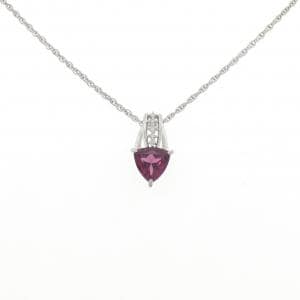 PT900/PT850 ガーネット ネックレス 1.79CT