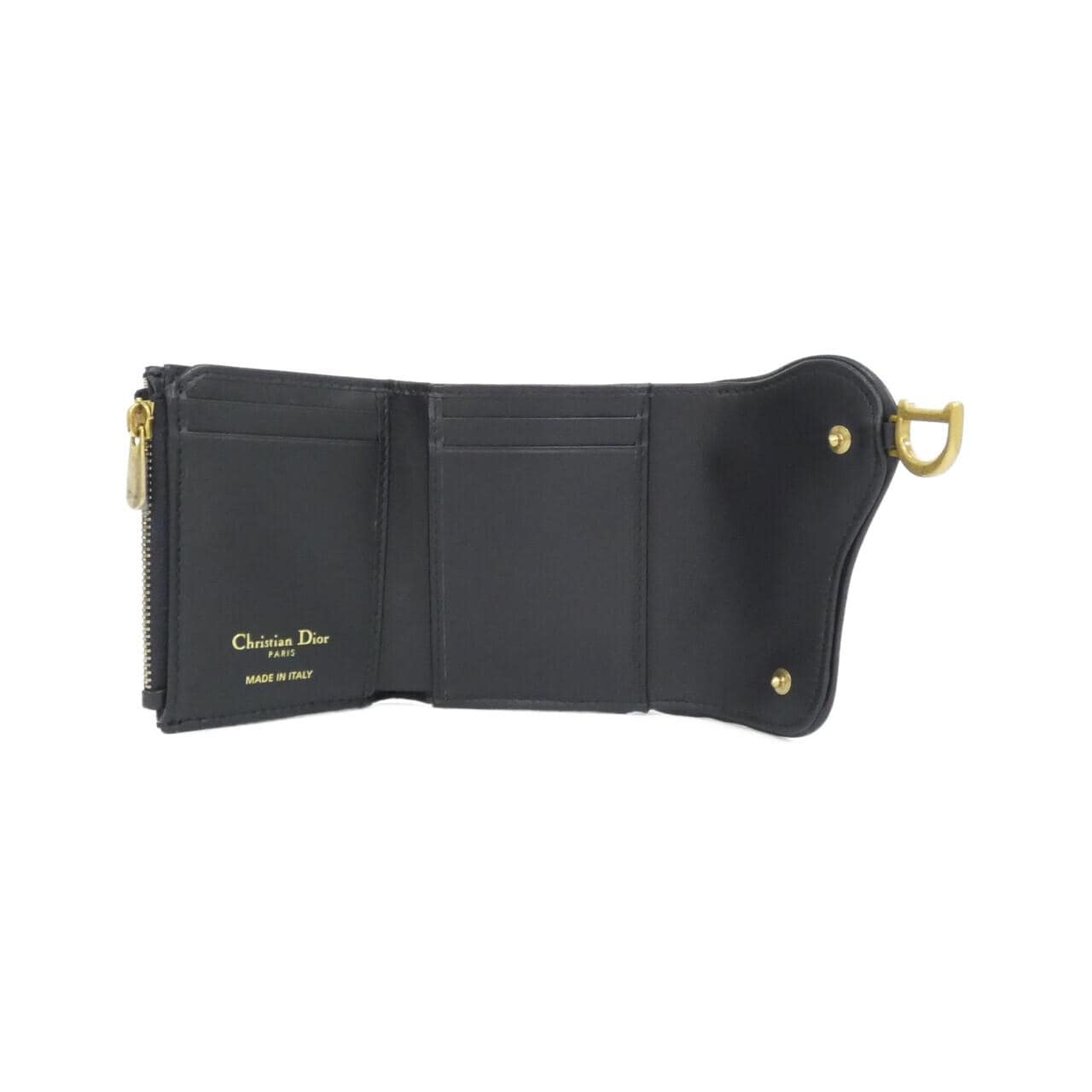 【未使用品】クリスチャンディオール DIOR OBLIQUE サドル ロータス ウォレット S5652CTZQ 財布