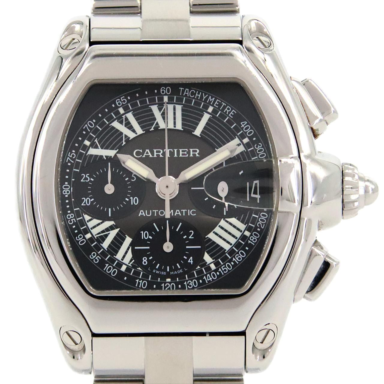 【ノーメンテナンス還元価格】カルティエ ロードスタークロノグラフXL W62007X6 SS 自動巻