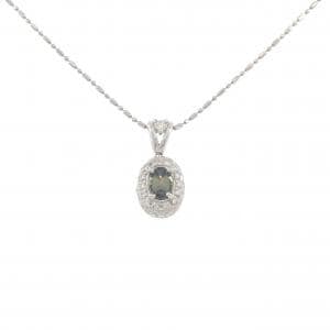 PT900/PT850 アレキサンドライト ネックレス 0.54CT