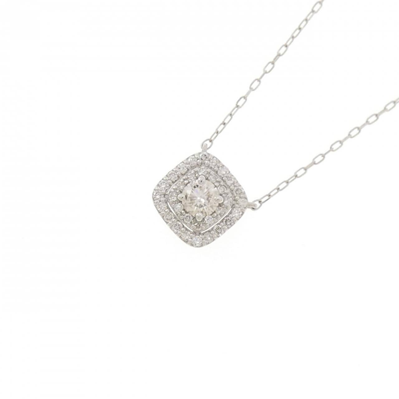 PT950/PT850 ダイヤモンド ネックレス 0.40CT