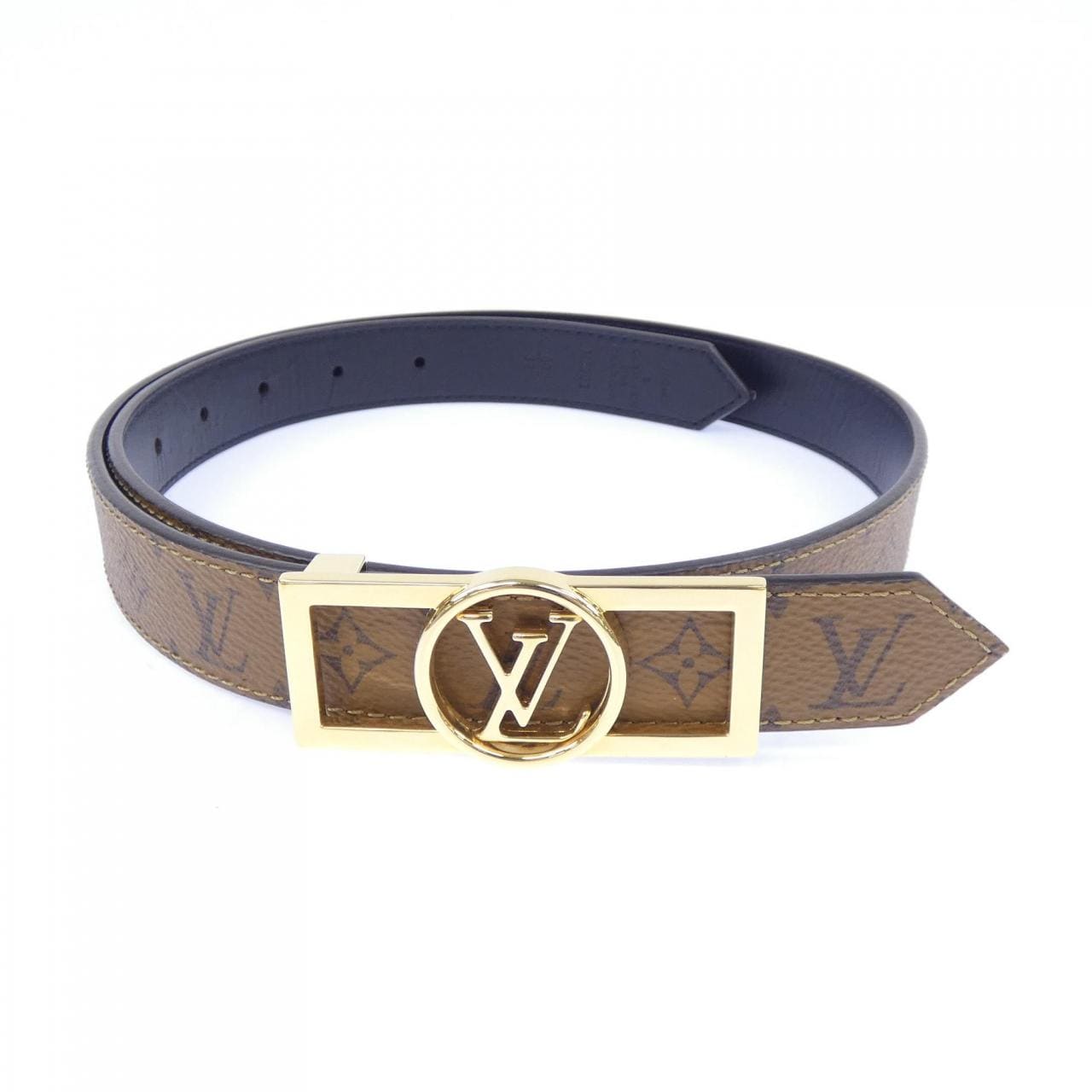 ルイヴィトン LOUIS VUITTON ドーフィーヌ 25mm リバーシブル M0203 BELT