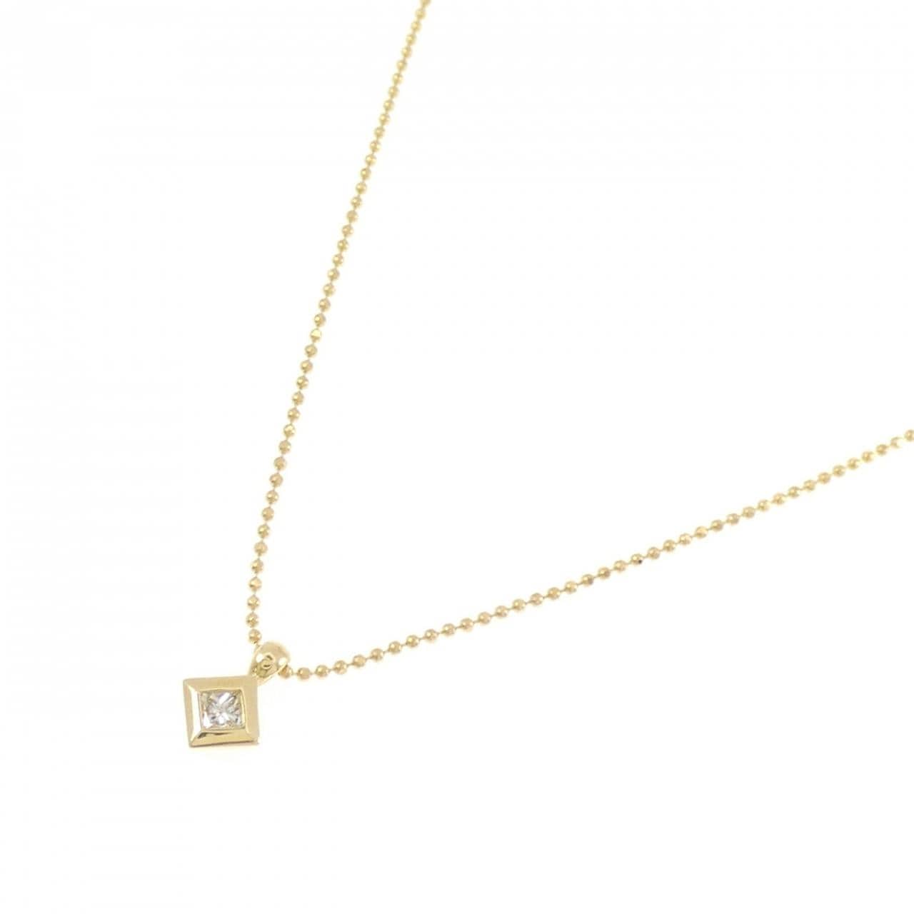K18YG ダイヤモンド ネックレス 0.11CT