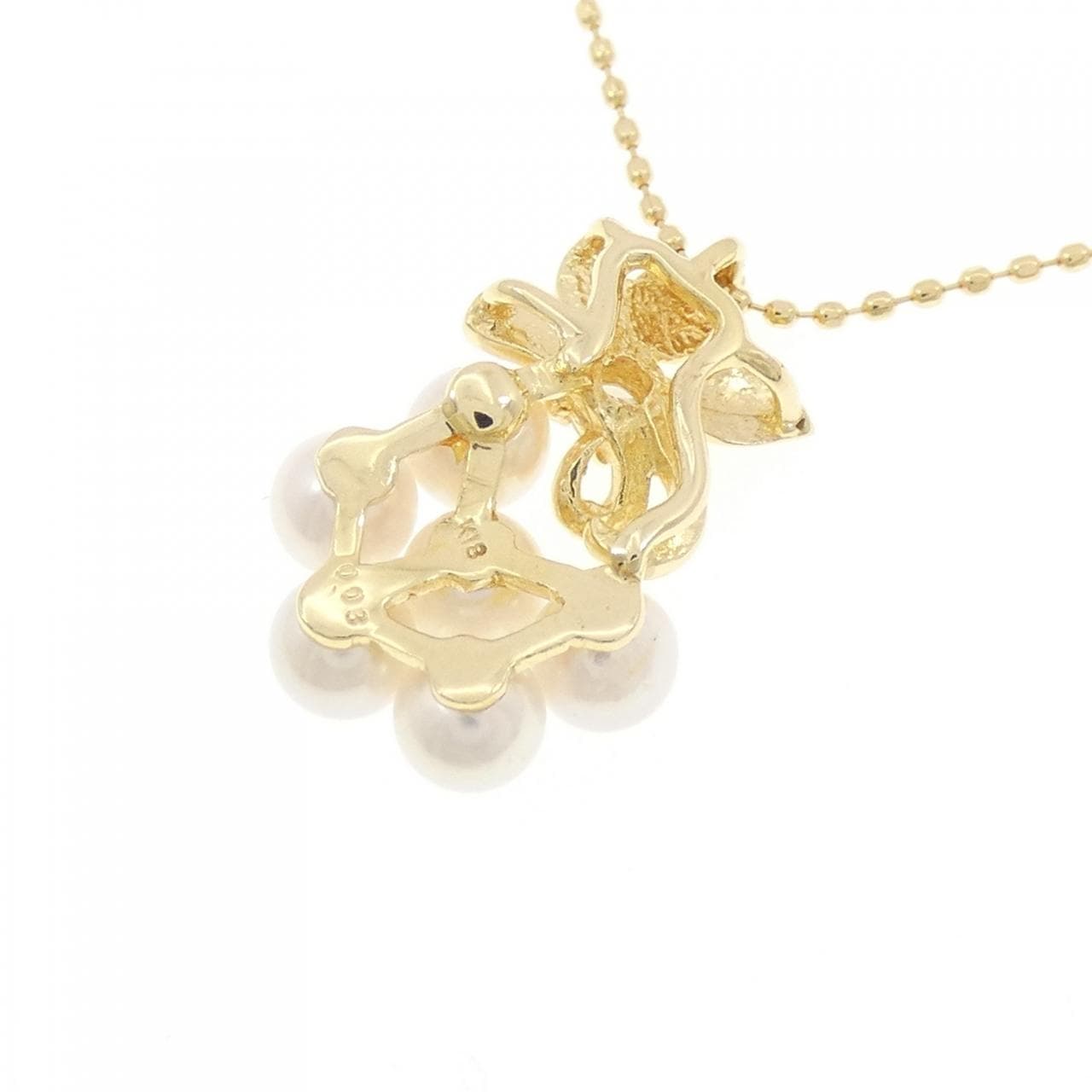 K18YG アコヤパール ネックレス